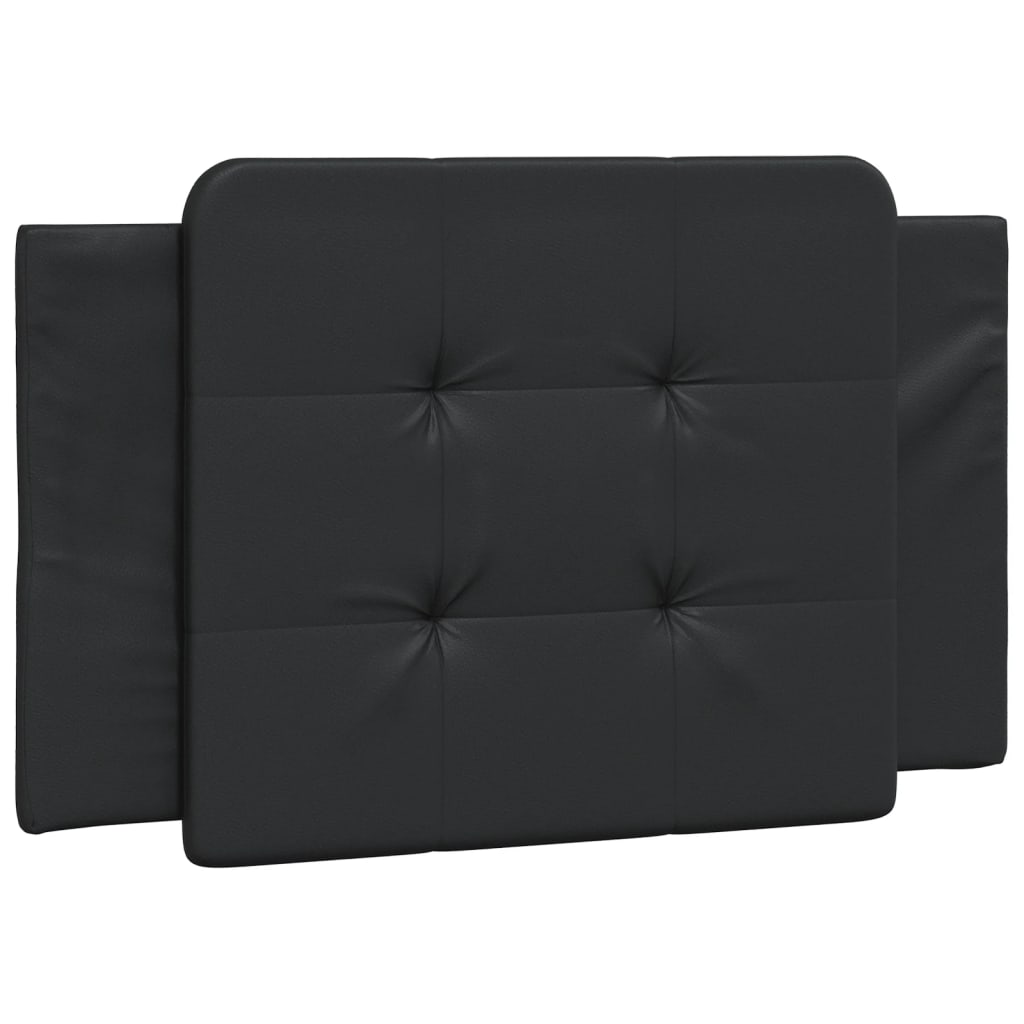 Coussin de tête de lit noir 90 cm similicuir Têtes et pieds de lit vidaXL   