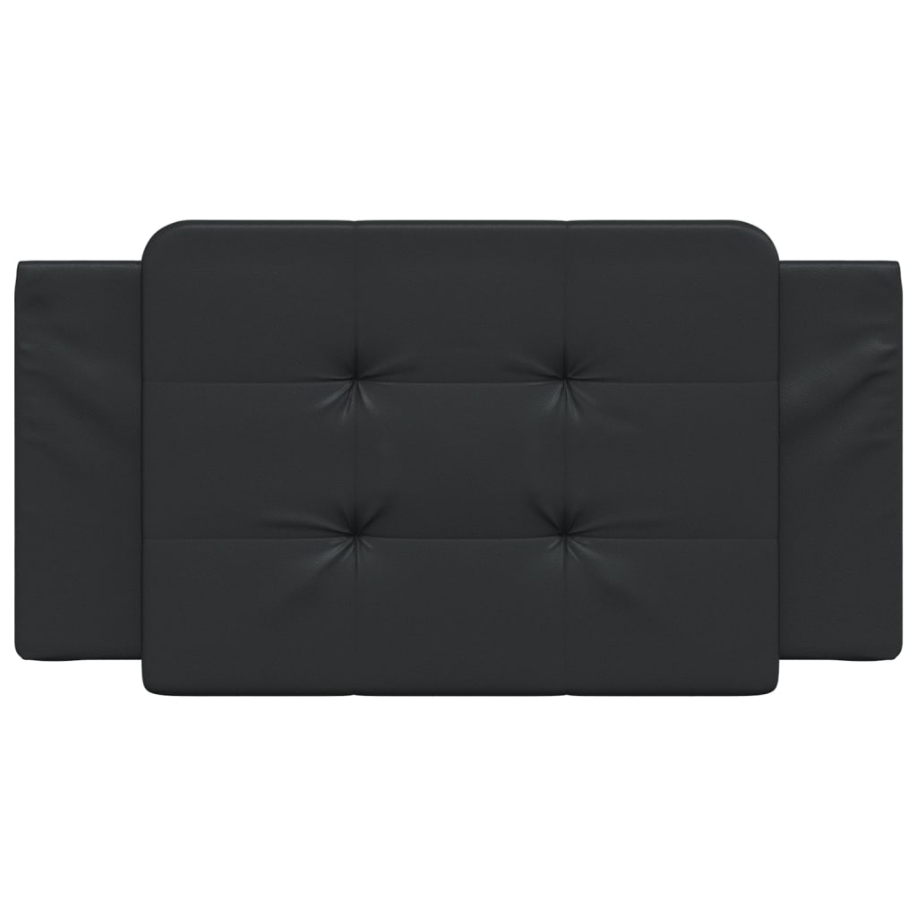 Coussin de tête de lit noir 100 cm similicuir Têtes et pieds de lit vidaXL   