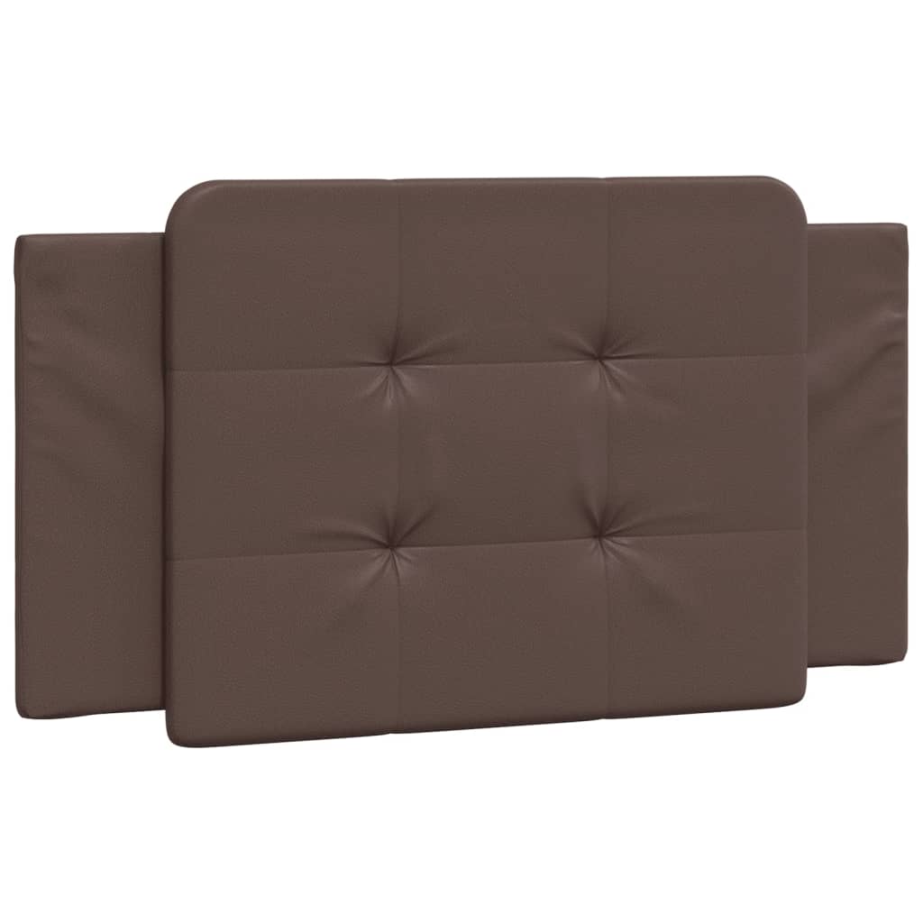 Coussin de tête de lit marron 100 cm similicuir Têtes et pieds de lit vidaXL   