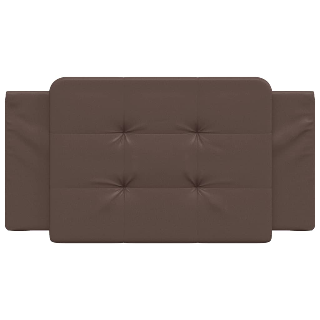 Coussin de tête de lit marron 100 cm similicuir Têtes et pieds de lit vidaXL   