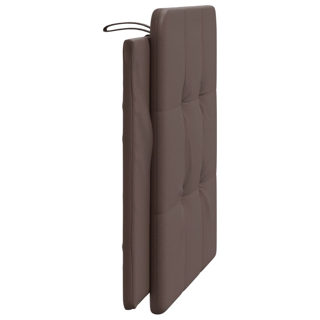 Coussin de tête de lit marron 100 cm similicuir Têtes et pieds de lit vidaXL   