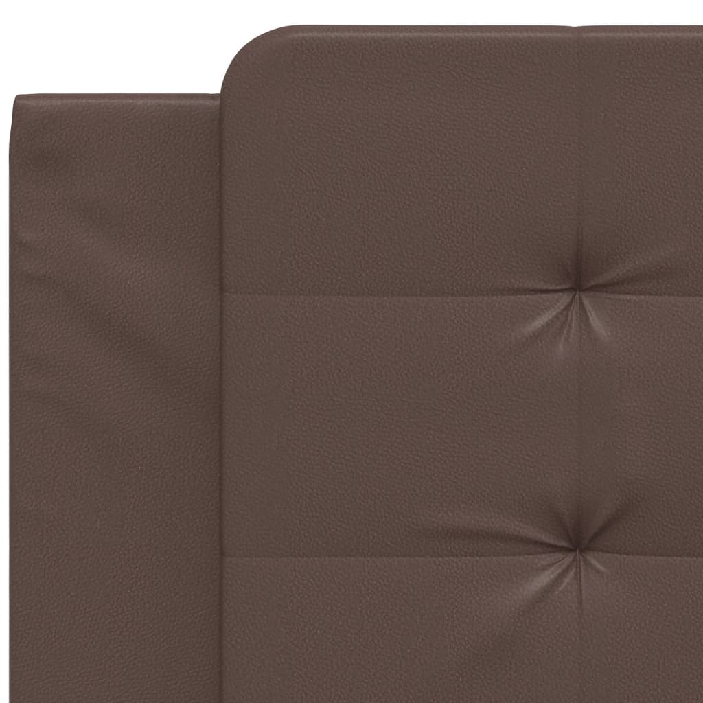 Coussin de tête de lit marron 100 cm similicuir Têtes et pieds de lit vidaXL   