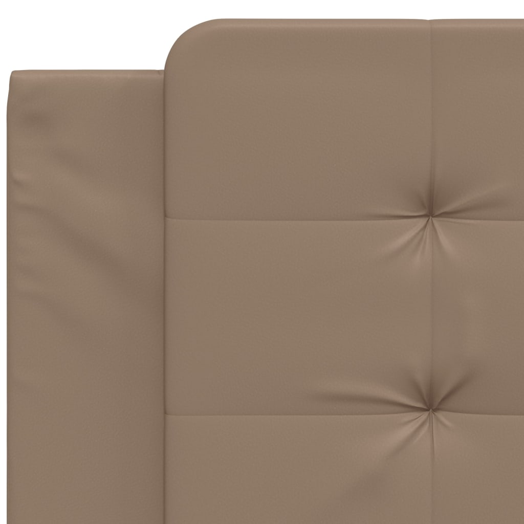 Coussin de tête de lit cappuccino 100 cm similicuir Têtes et pieds de lit vidaXL   