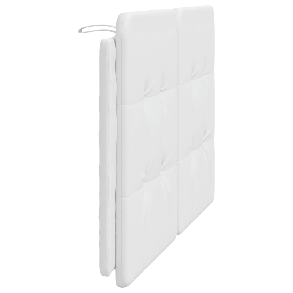 Coussin de tête de lit blanc 140 cm similicuir Têtes et pieds de lit vidaXL   