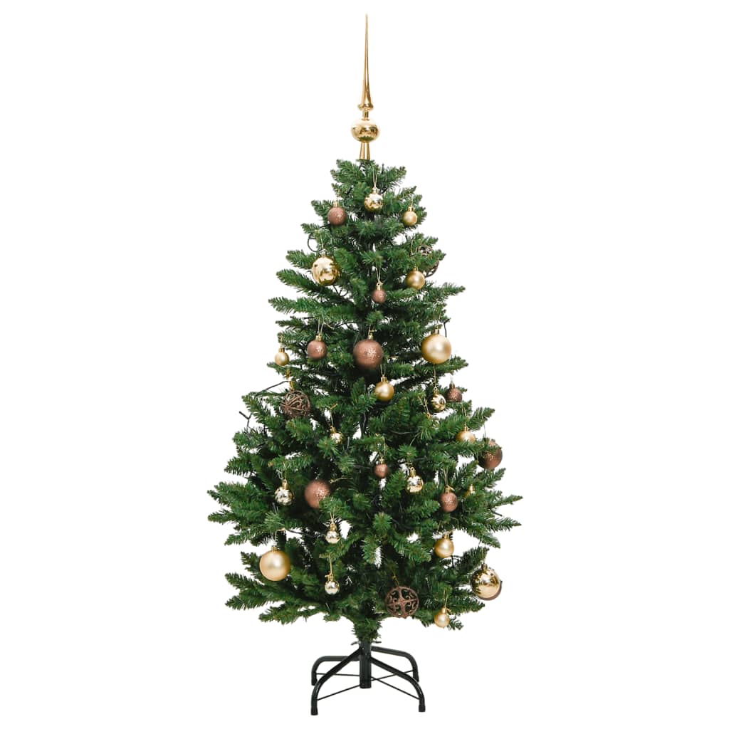 Sapin de Noël artificiel articulé 150 LED et boules 120 cm - Xios Store SNC