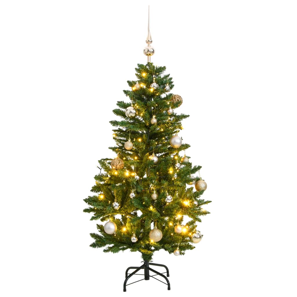 Sapin de Noël artificiel articulé 150 LED et boules 120 cm - Xios Store SNC