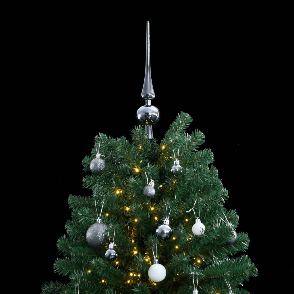 Sapin de Noël artificiel articulé 300 LED et boules 180 cm - Xios Store SNC