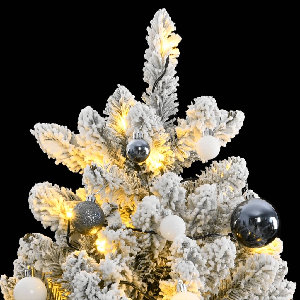 Sapin de Noël artificiel articulé 300 LED et boules 180 cm - Xios Store SNC