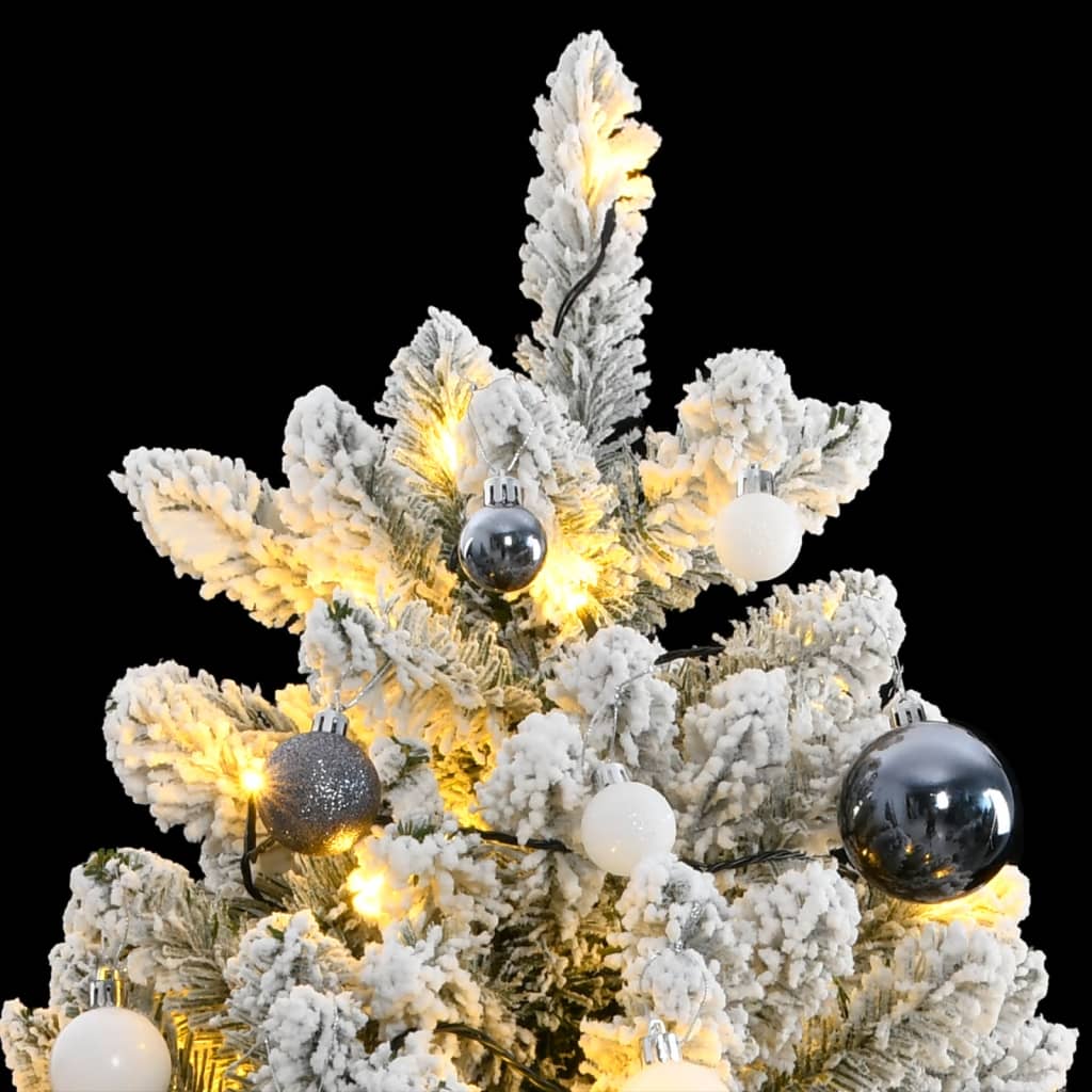 Sapin de Noël artificiel articulé 300 LED et boules 210 cm - Xios Store SNC