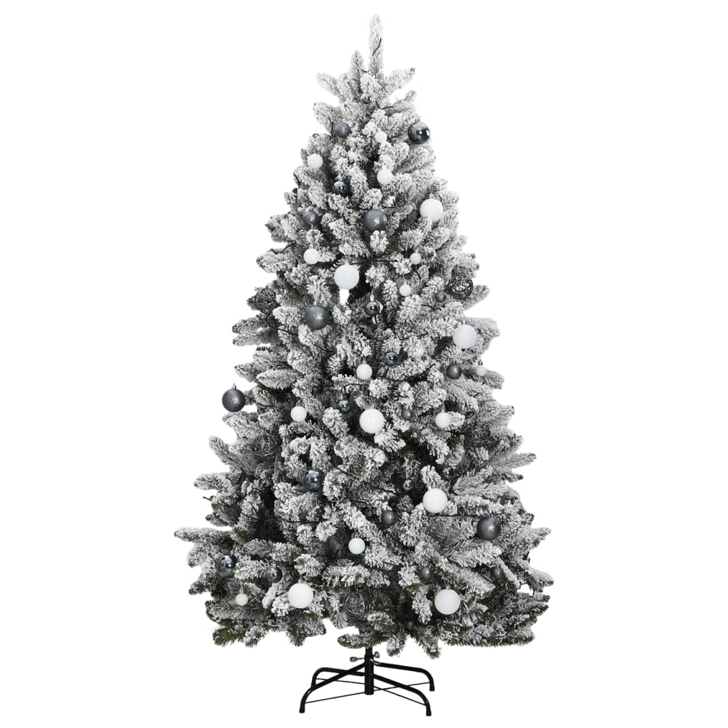 Sapin de Noël artificiel articulé 300 LED et boules 240 cm - Xios Store SNC