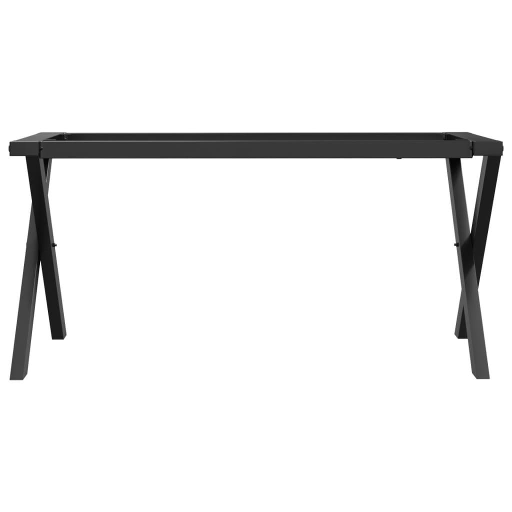 Pieds de table basse cadre en X 70x30x43 cm acier Pieds de table vidaXL