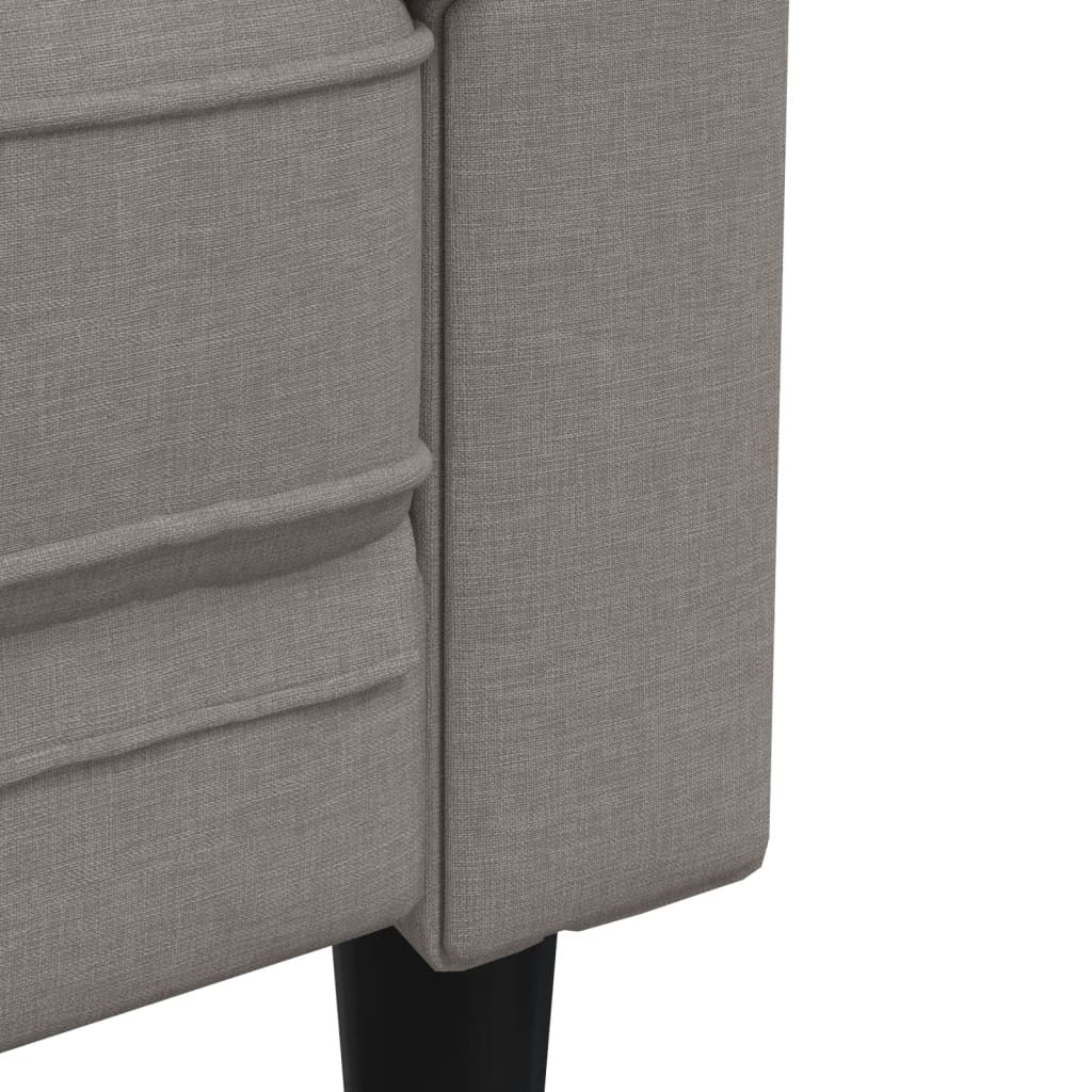 Ensemble de canapés 2 pcs taupe tissu Canapés vidaXL