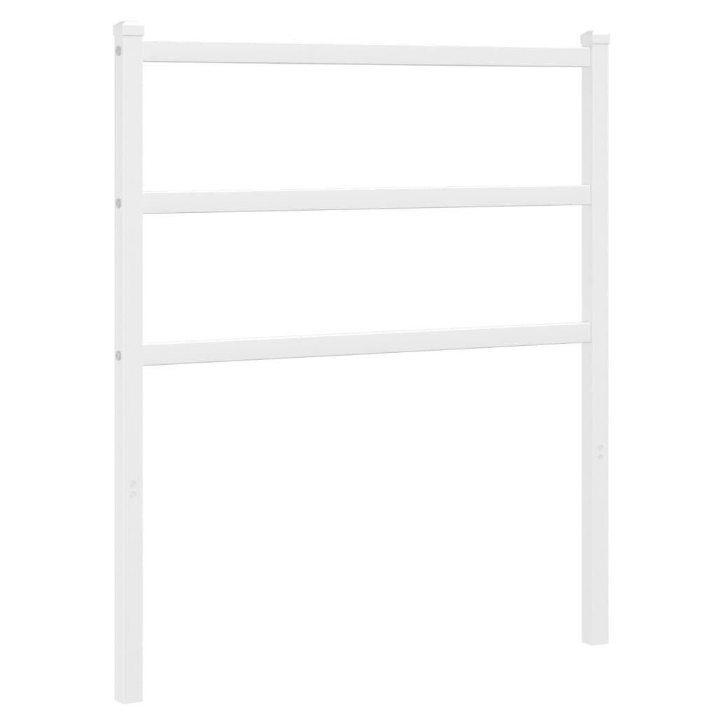 Tête de lit métal blanc 75 cm Têtes et pieds de lit vidaXL   