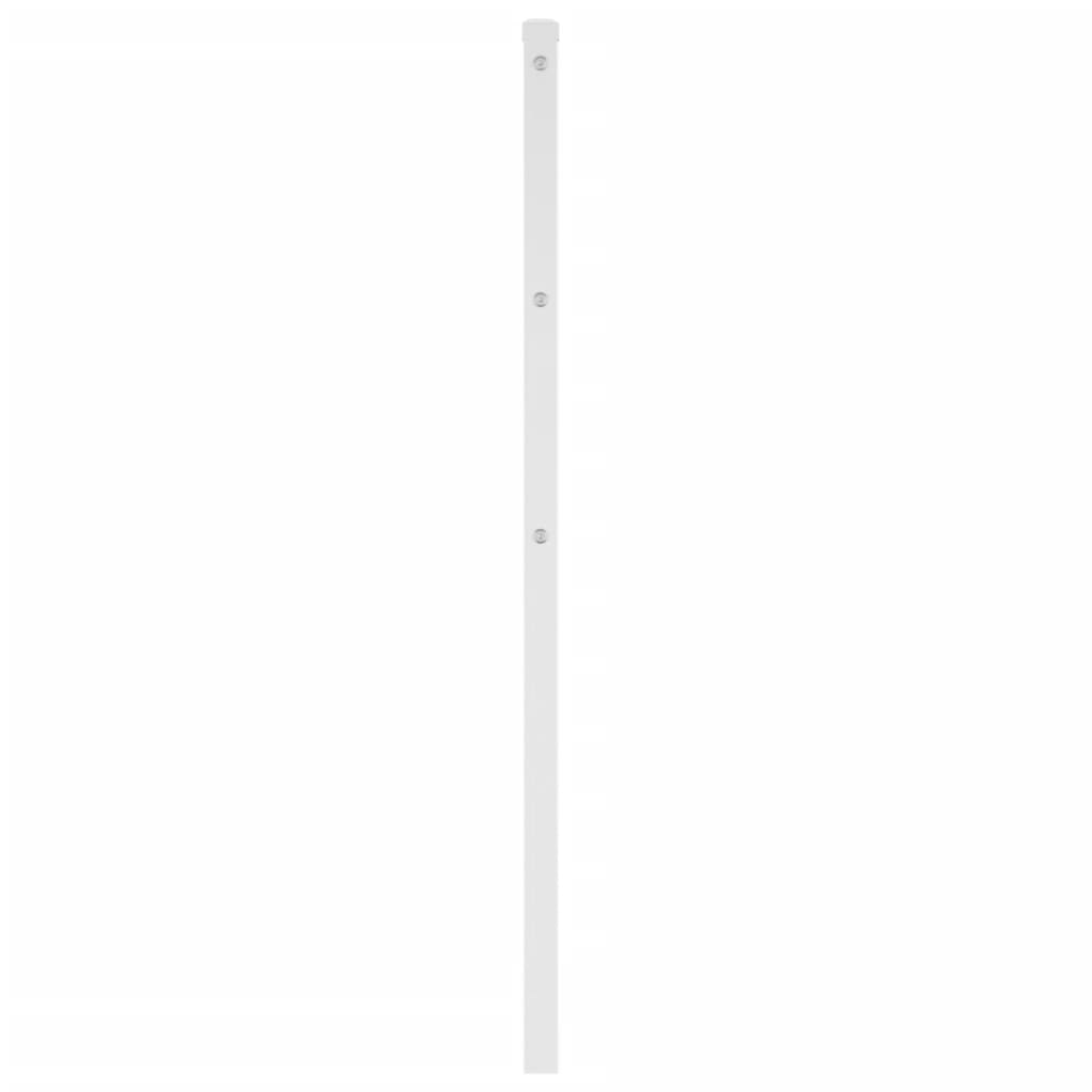 Tête de lit métal blanc 80 cm Têtes et pieds de lit vidaXL   