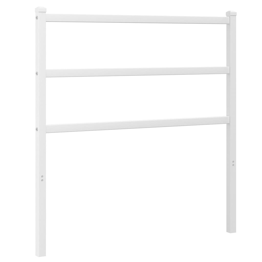 Tête de lit métal blanc 90 cm Têtes et pieds de lit vidaXL   