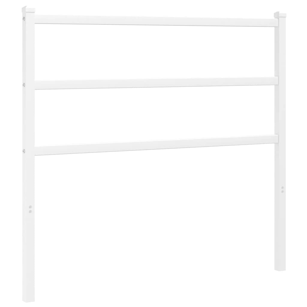 Tête de lit métal blanc 100 cm Têtes et pieds de lit vidaXL   