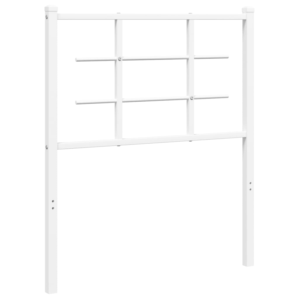 Tête de lit métal blanc 75 cm Têtes et pieds de lit vidaXL   