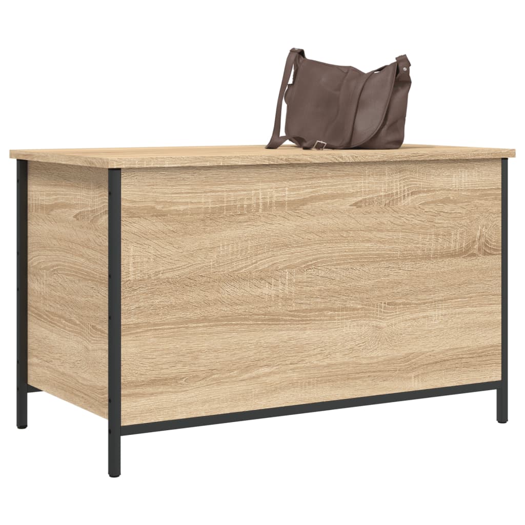 Banc de rangement chêne sonoma 80x42,5x50 cm bois d'ingénierie Bancs coffres vidaXL   