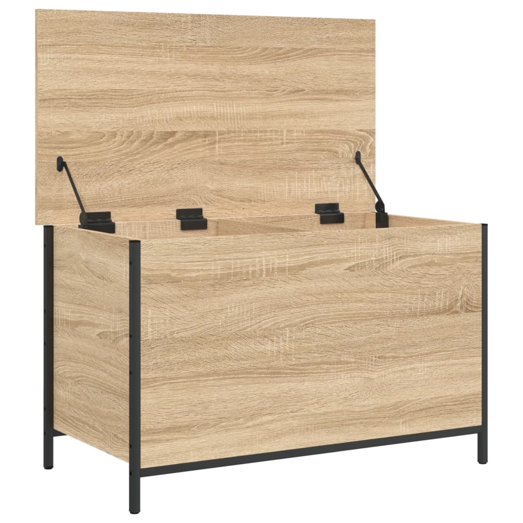 Banc de rangement chêne sonoma 80x42,5x50 cm bois d'ingénierie Bancs coffres vidaXL   