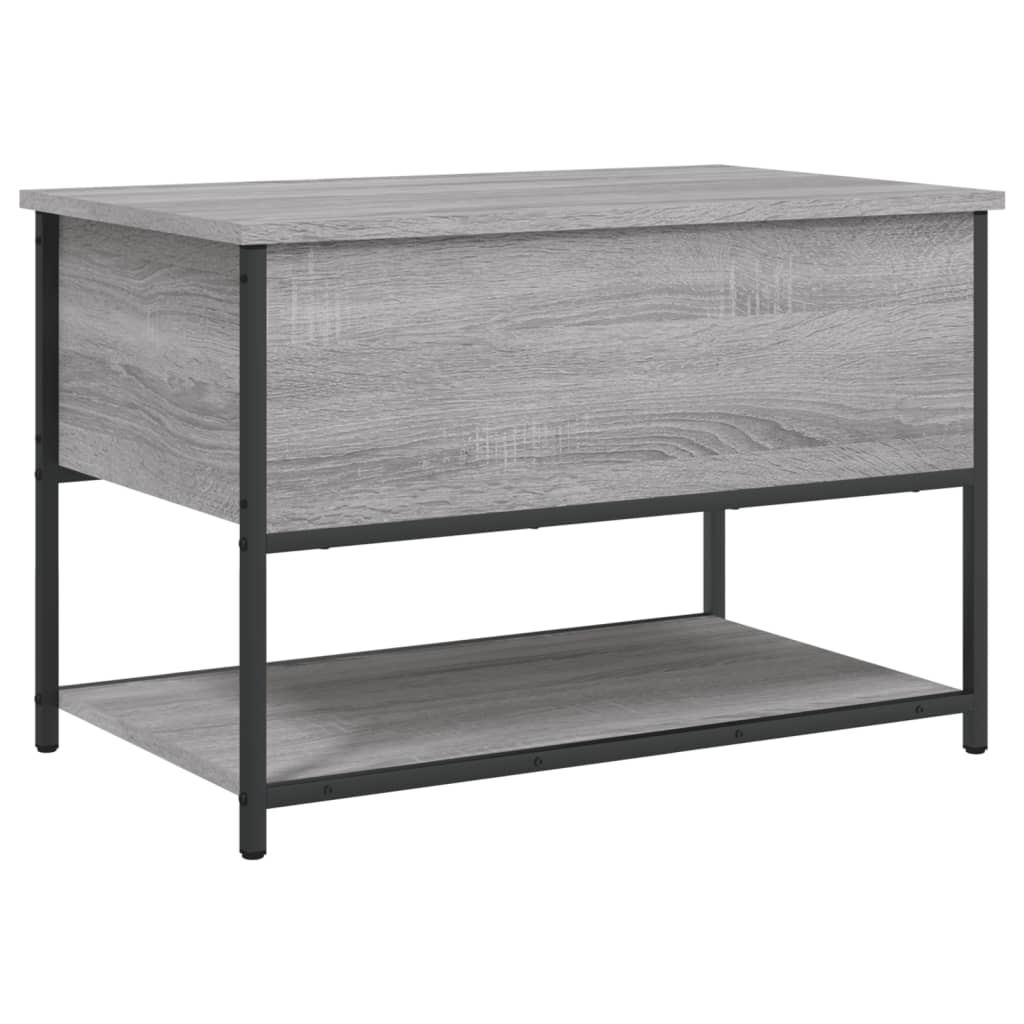 Banc de rangement sonoma gris 70x42,5x47 cm bois d'ingénierie Bancs coffres vidaXL   