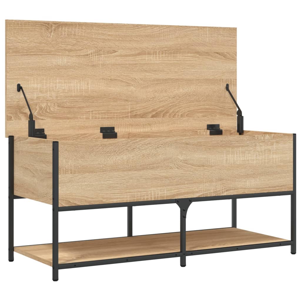 Banc de rangement chêne sonoma 100x42,5x47 cm bois d'ingénierie Bancs coffres vidaXL   