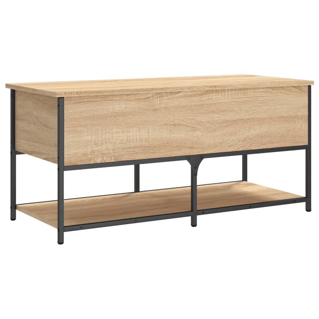 Banc de rangement chêne sonoma 100x42,5x47 cm bois d'ingénierie Bancs coffres vidaXL   