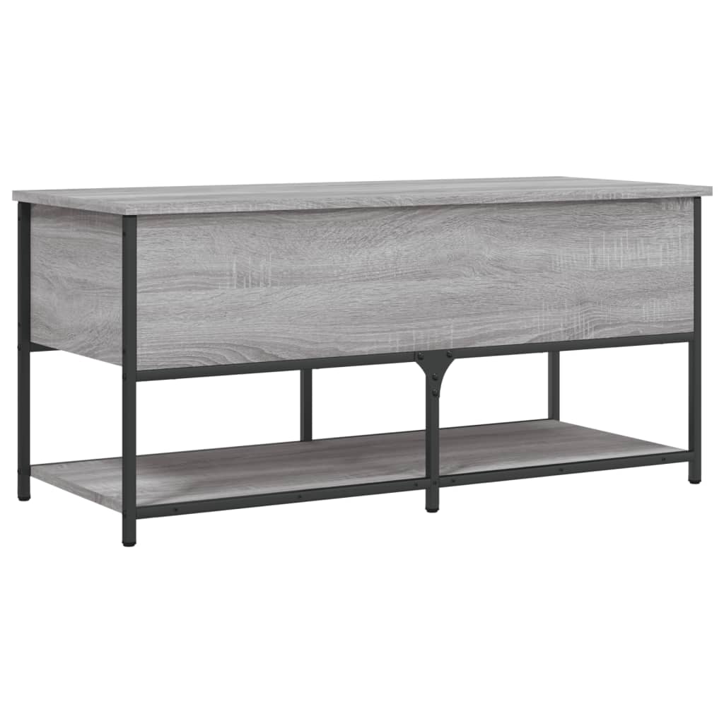 Banc de rangement sonoma gris 100x42,5x47 cm bois d'ingénierie Bancs coffres vidaXL   