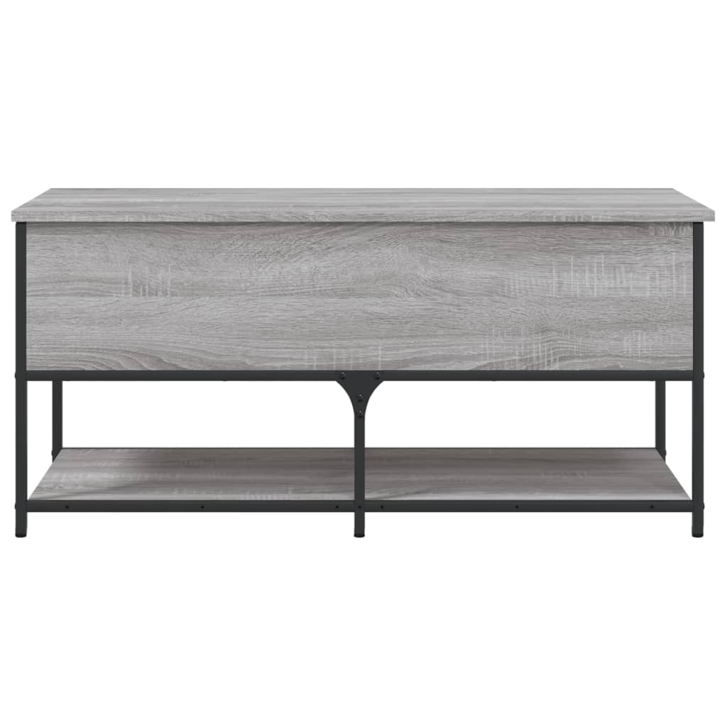 Banc de rangement sonoma gris 100x42,5x47 cm bois d'ingénierie Bancs coffres vidaXL   