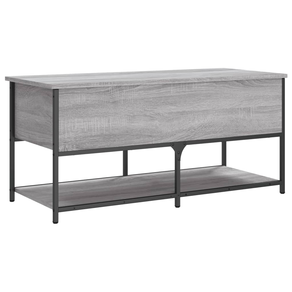 Banc de rangement sonoma gris 100x42,5x47 cm bois d'ingénierie Bancs coffres vidaXL   