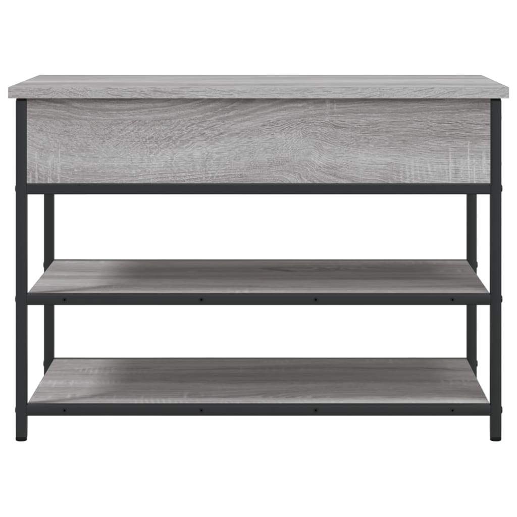 Banc à chaussures sonoma gris 70x42,5x50 cm bois d'ingénierie Bancs coffres vidaXL   