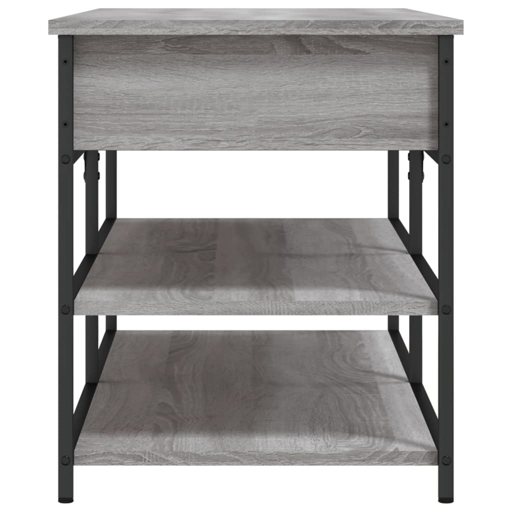 Banc à chaussures sonoma gris 100x42,5x50 cm bois d'ingénierie Bancs coffres vidaXL   