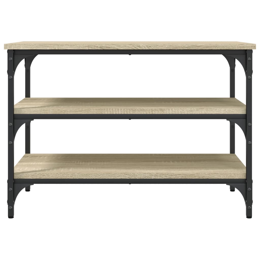 Banc à chaussures chêne sonoma 70x38,5x49 cm bois d'ingénierie Bancs coffres vidaXL   