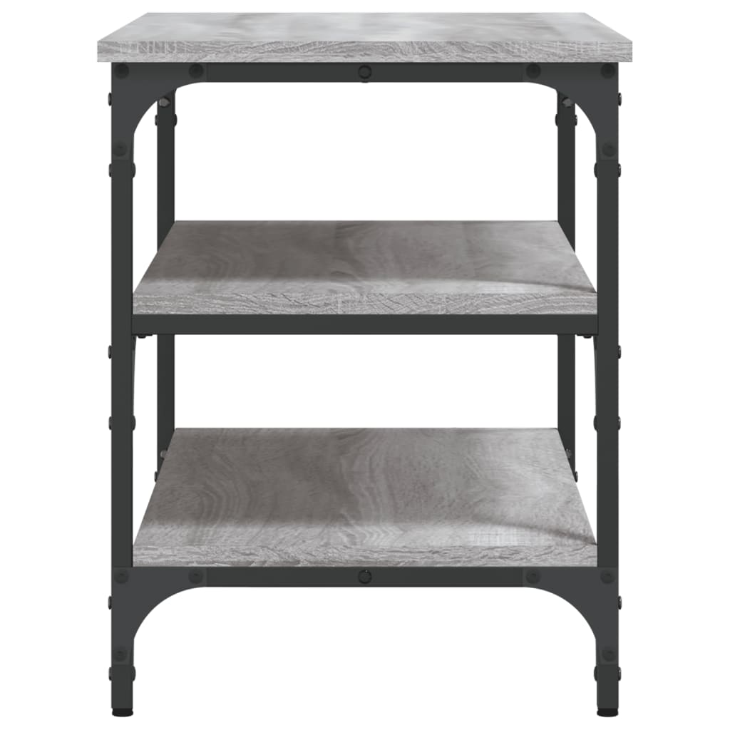 Banc à chaussures sonoma gris 70x38,5x49 cm bois d'ingénierie Bancs coffres vidaXL   