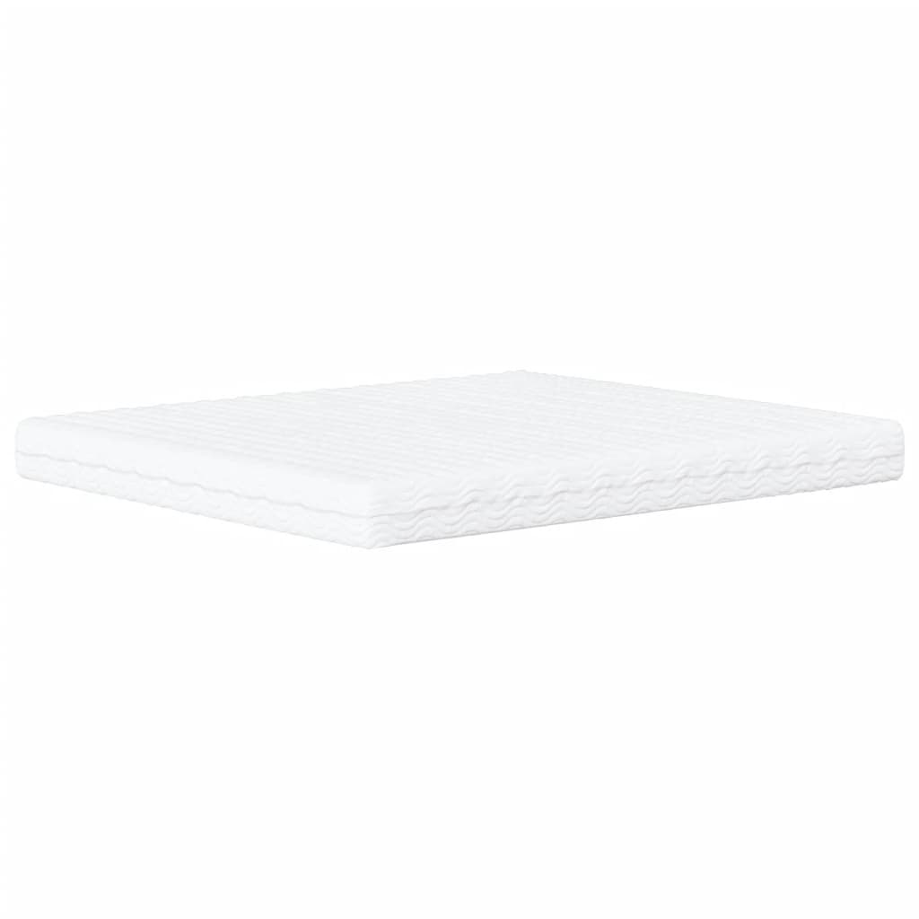 Lit avec matelas noir et blanc 180x200 cm similicuir Lits & cadres de lit vidaXL   