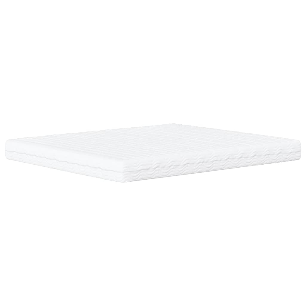 Lit avec matelas gris clair 180x200 cm velours Lits & cadres de lit vidaXL   