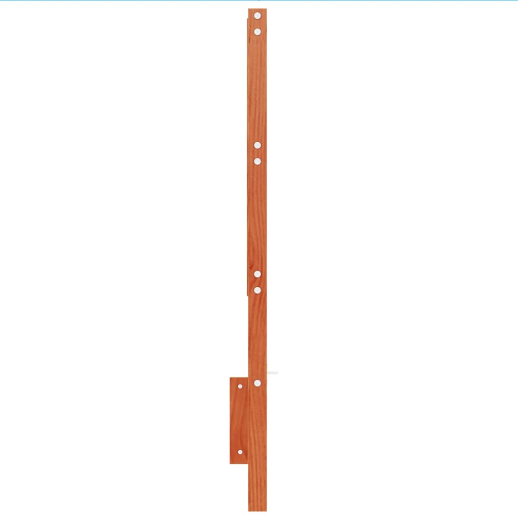 Tête de lit cire marron 135 cm bois massif de pin Têtes et pieds de lit vidaXL   