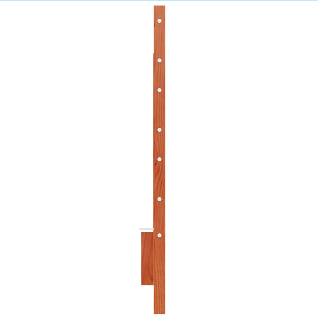 Tête de lit cire marron 135 cm bois massif de pin Têtes et pieds de lit vidaXL   