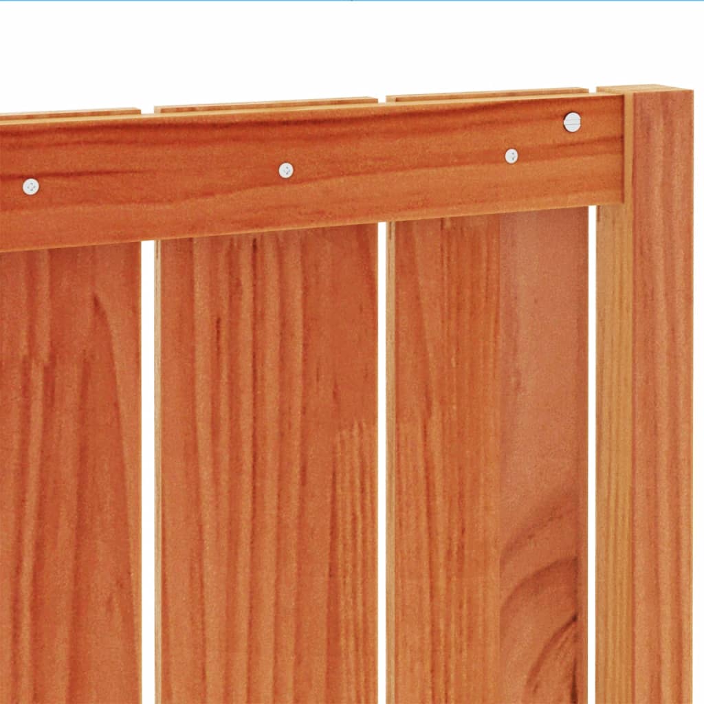 Tête de lit cire marron 135 cm bois massif de pin Têtes et pieds de lit vidaXL   