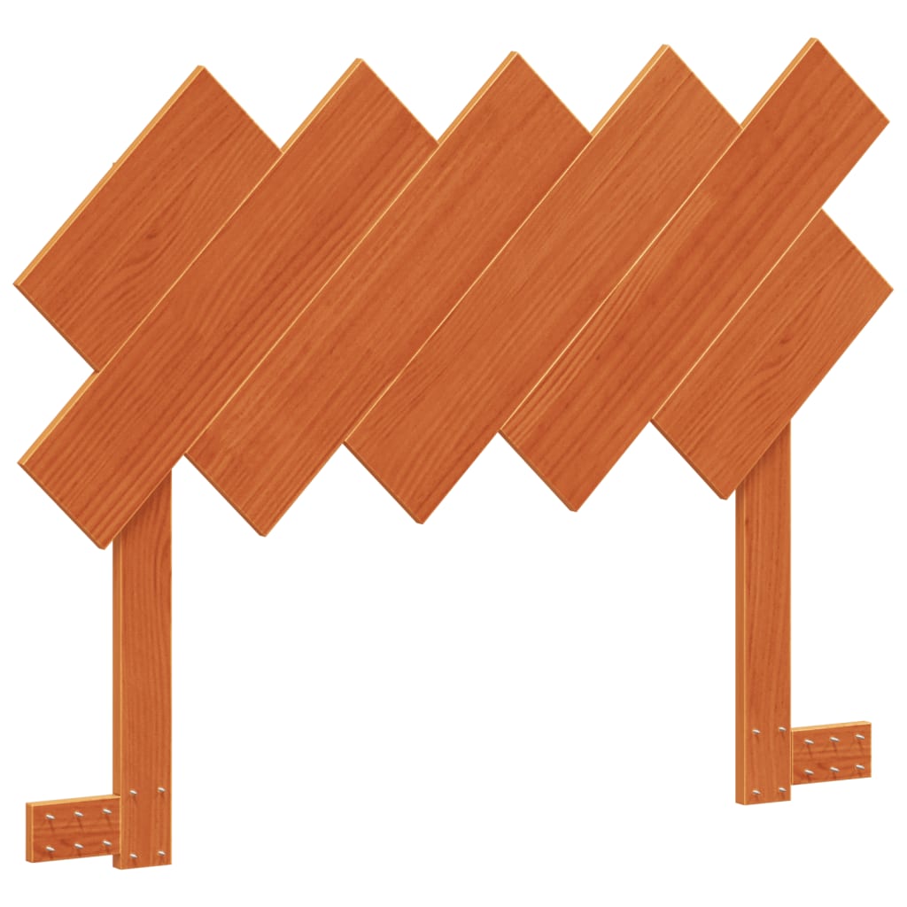 Tête de lit cire marron 100 cm bois massif de pin Têtes et pieds de lit vidaXL   