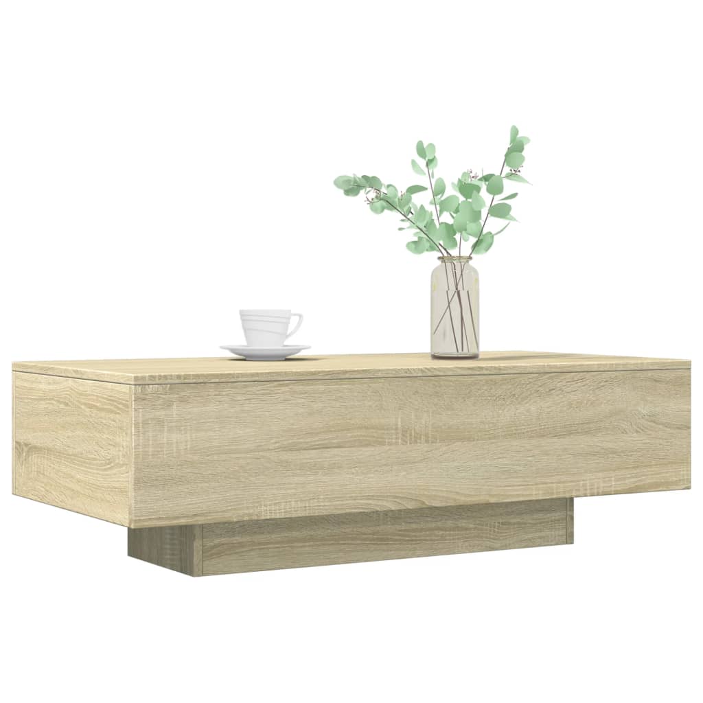 Table basse chêne sonoma 100x49,5x31 cm bois d'ingénierie Tables basses vidaXL   