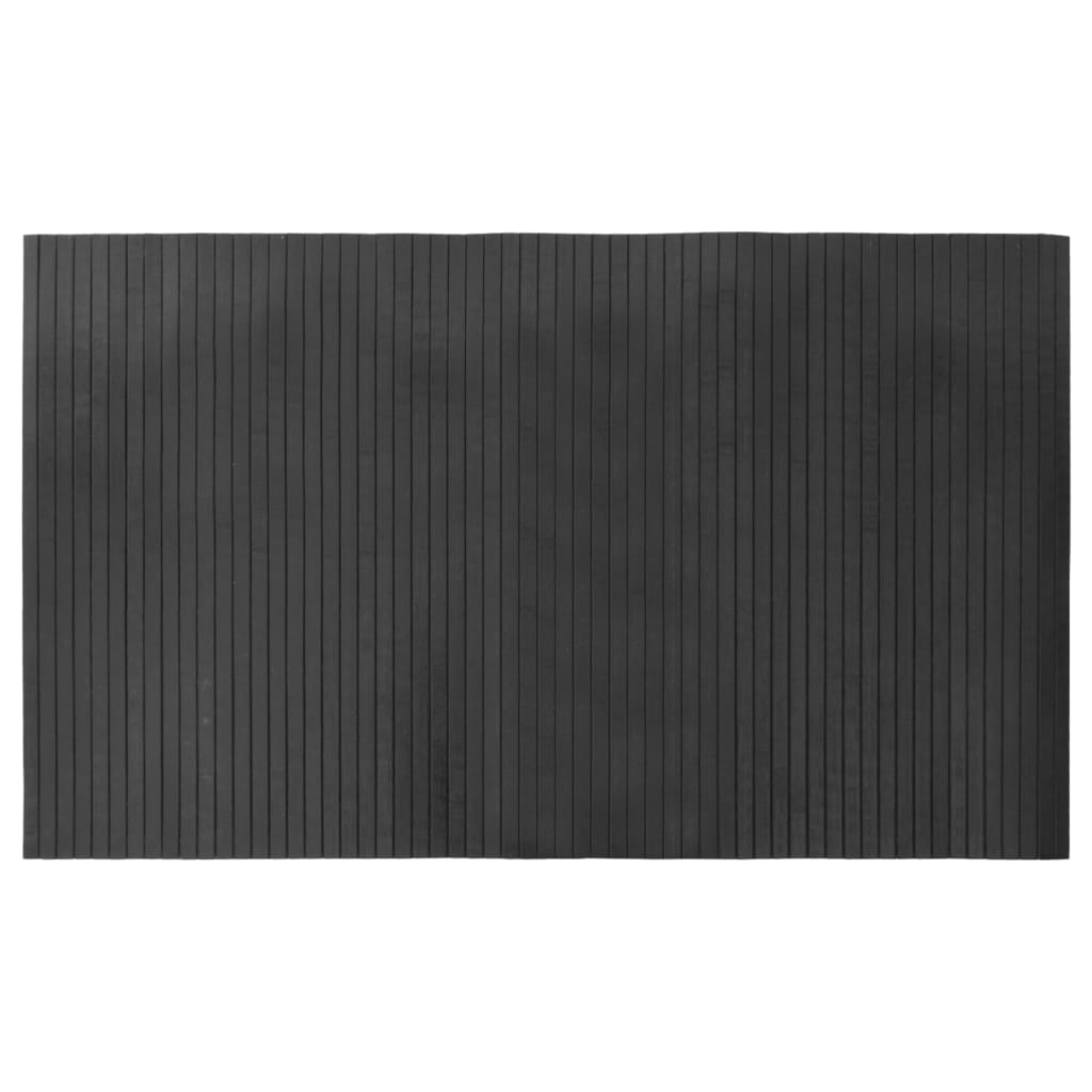 Tapis rectangulaire gris 60x100 cm bambou Tapis vidaXL