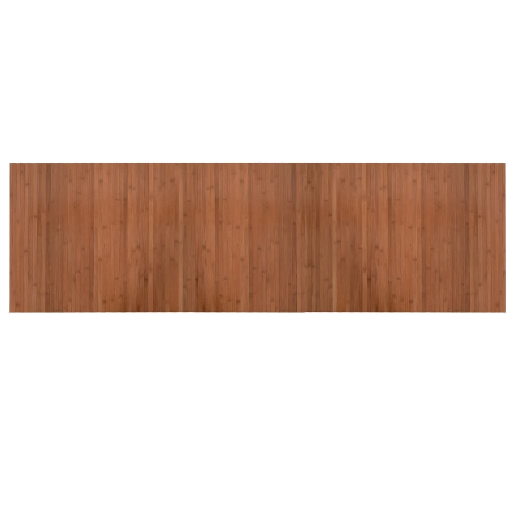 Tapis rectangulaire marron 60x200 cm bambou Tapis vidaXL   