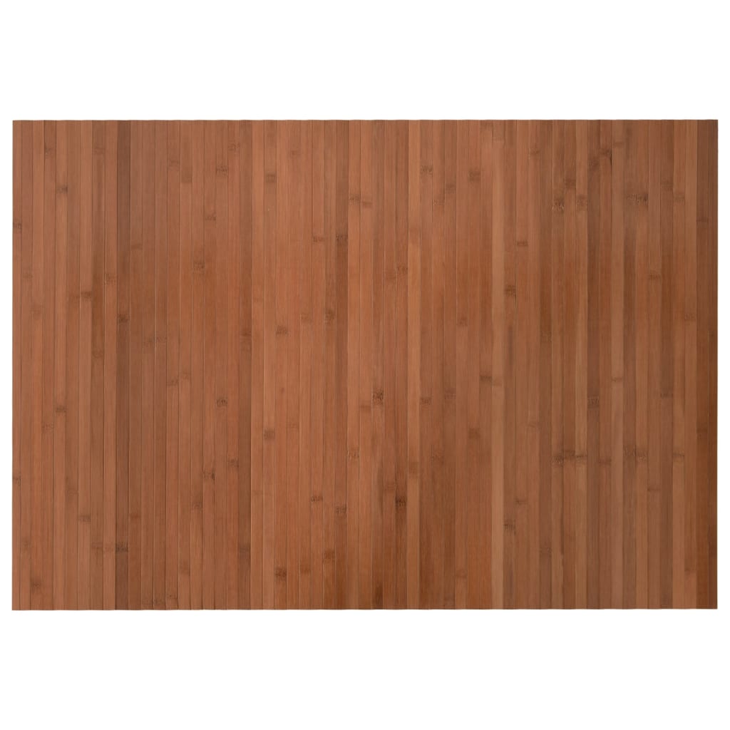 Tapis rectangulaire marron 70x100 cm bambou Tapis vidaXL   