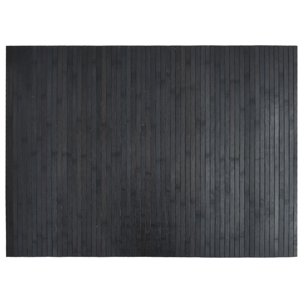 Tapis rectangulaire gris 70x100 cm bambou Tapis vidaXL   