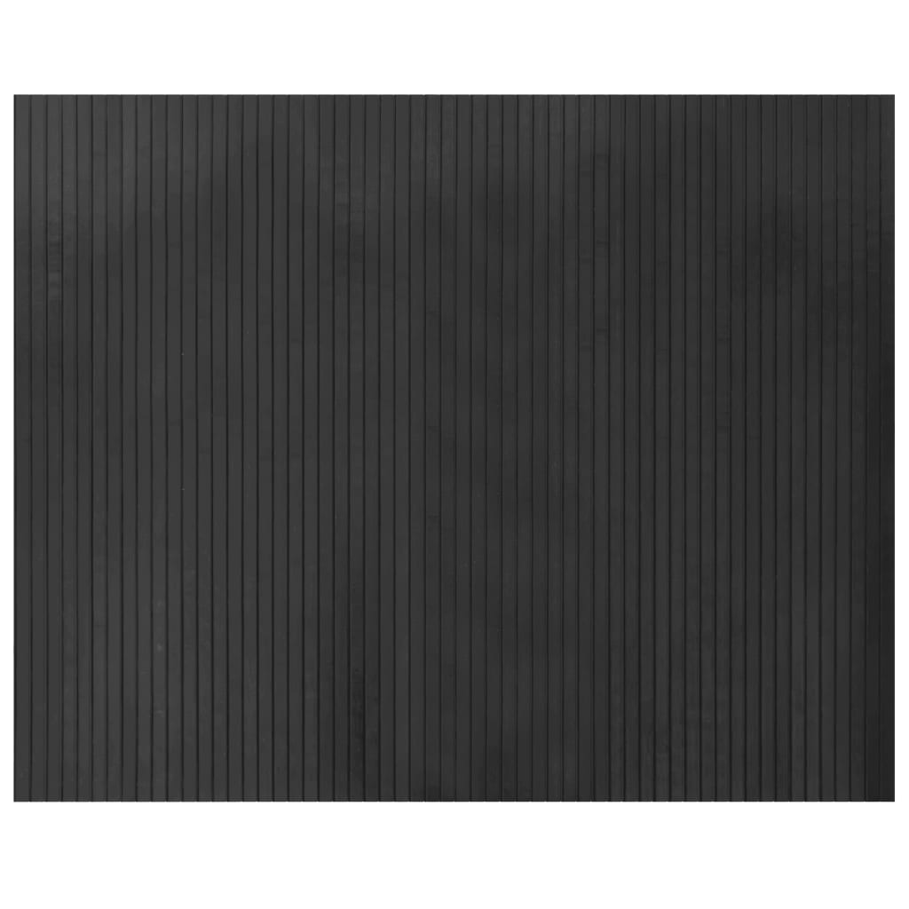 Tapis rectangulaire gris 80x100 cm bambou Tapis vidaXL   