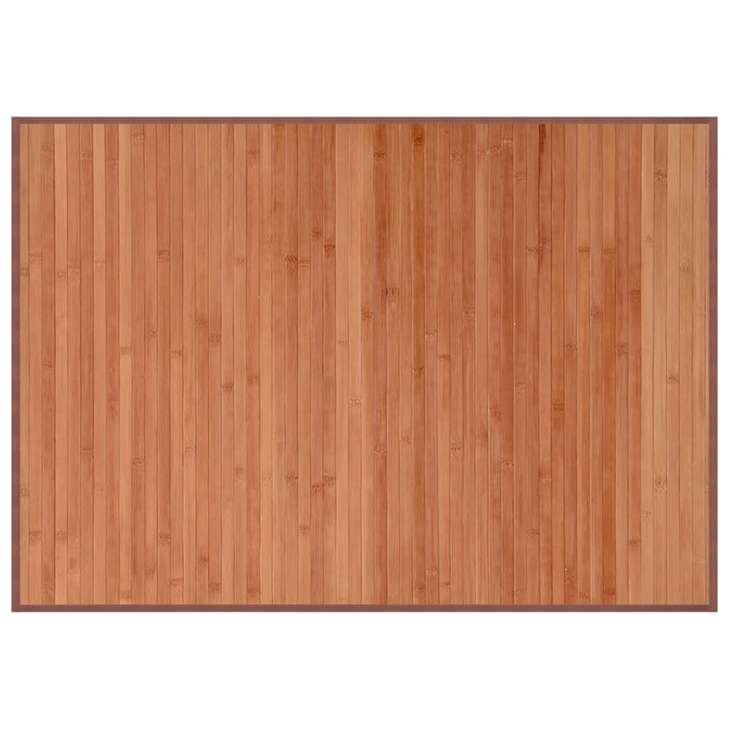 Tapis rectangulaire marron 70x100 cm bambou Tapis vidaXL   