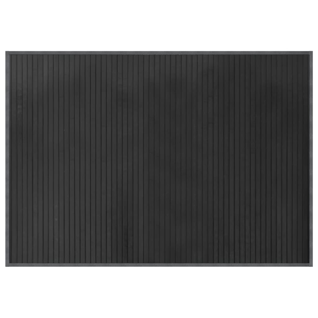 Tapis rectangulaire gris 70x100 cm bambou Tapis vidaXL   