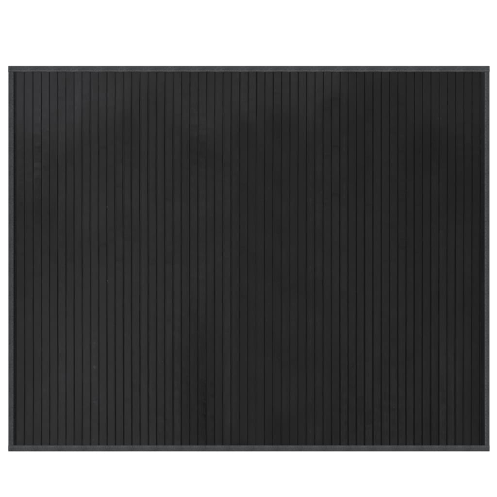 Tapis rectangulaire gris 80x100 cm bambou Tapis vidaXL   