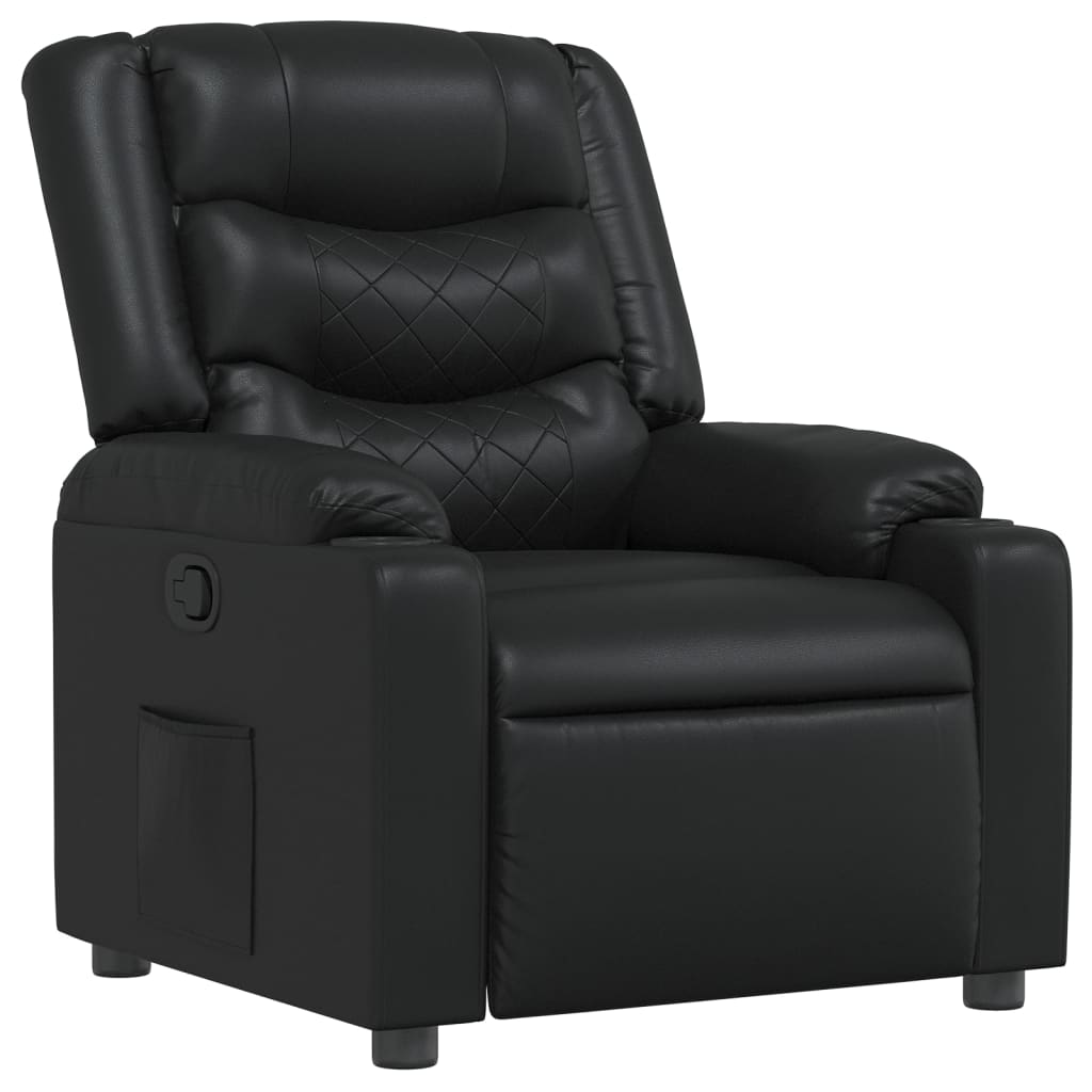 Fauteuil inclinable Noir Similicuir - Xios Store SNC