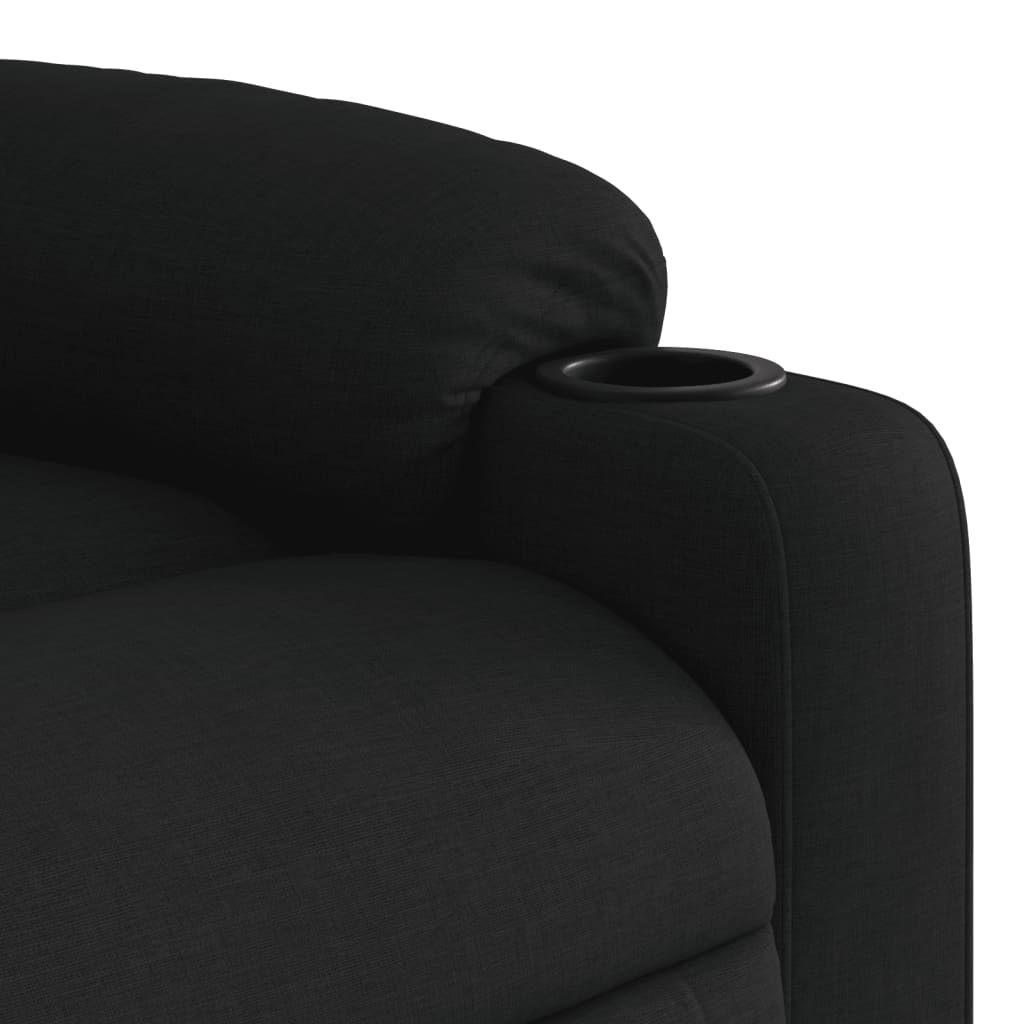 Fauteuil inclinable Noir Tissu Fauteuils vidaXL   